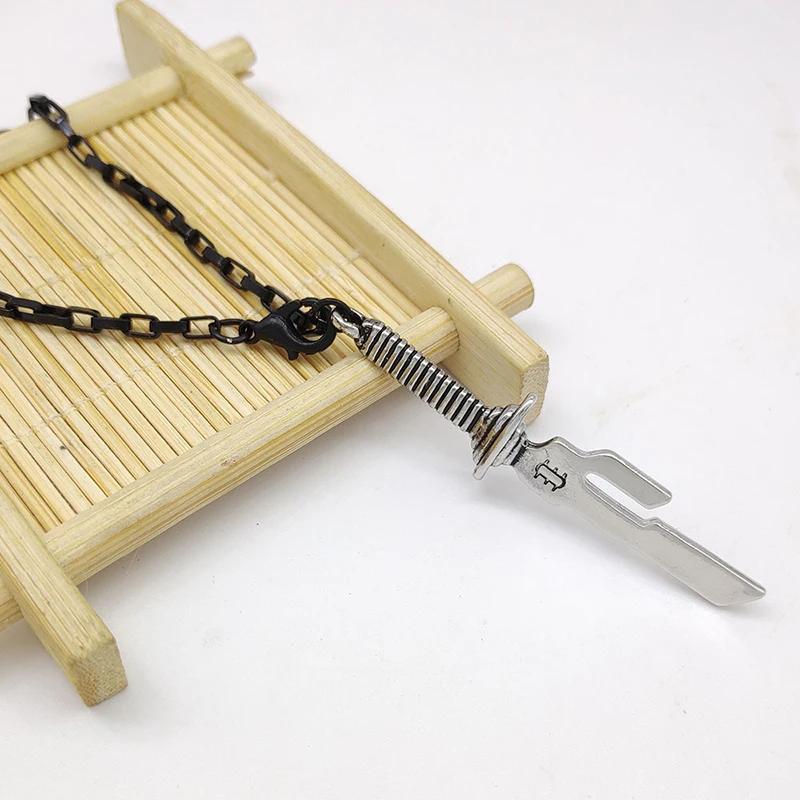 

Anime Character Fushiguro Toji Cosplay Necklace Props Sword Spear of Tianri Knife Pendant Unisex Jewelry Accessories Gifts