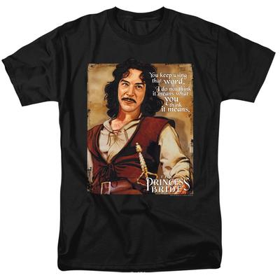 Princess Bride Movie Inigo Montoya Word Licensed Adult T-Shirt