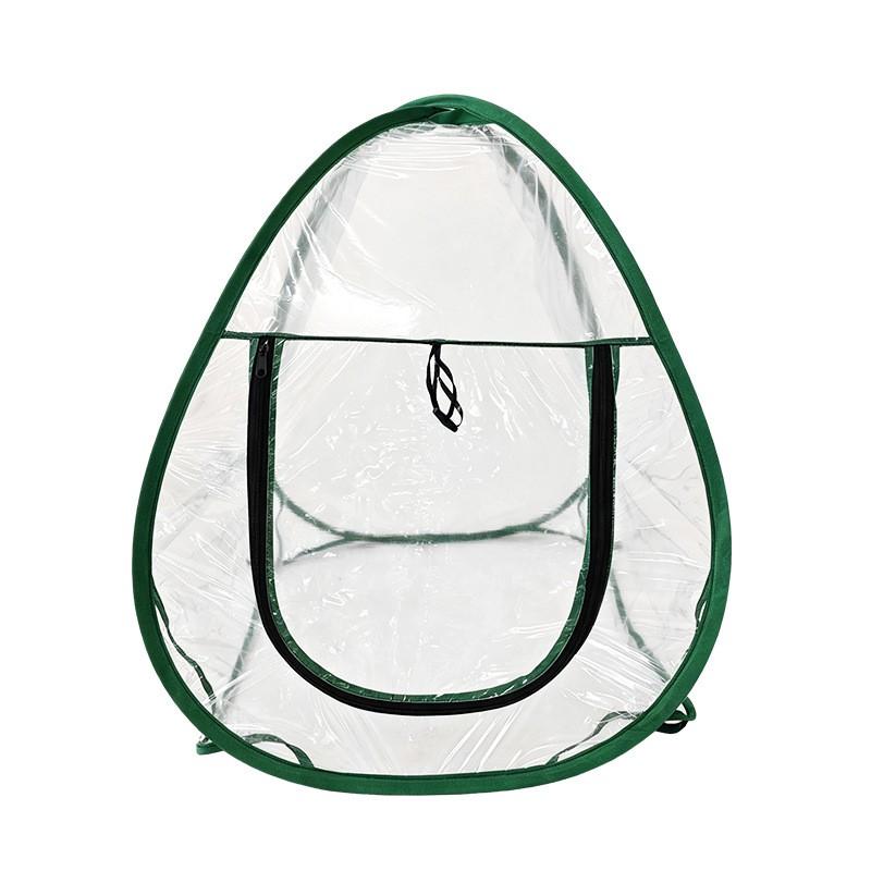 Automatic Pop-Up Plant Cold Protection Cover Transparent Frost Guard Warm Tent 75x75x80cm