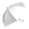 Long Suitable for Both Sunny and Rainy Manual 7 Wooden Bamboo Grade 1 Light Blocking UV Heat Shielding White Women's Parasol, Days, Opening, 50cm,