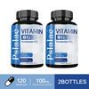 Pslalae Vitamin B6 Capsules, 100mg Vitamin B6 Extract, helps prevent skin inflammation, suitable for adults.