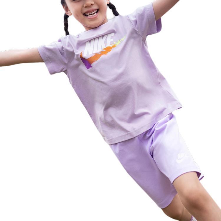 Nike Casual Sportswear 537 Pink Purple Children Aged 3 7 Years Old II6486-537