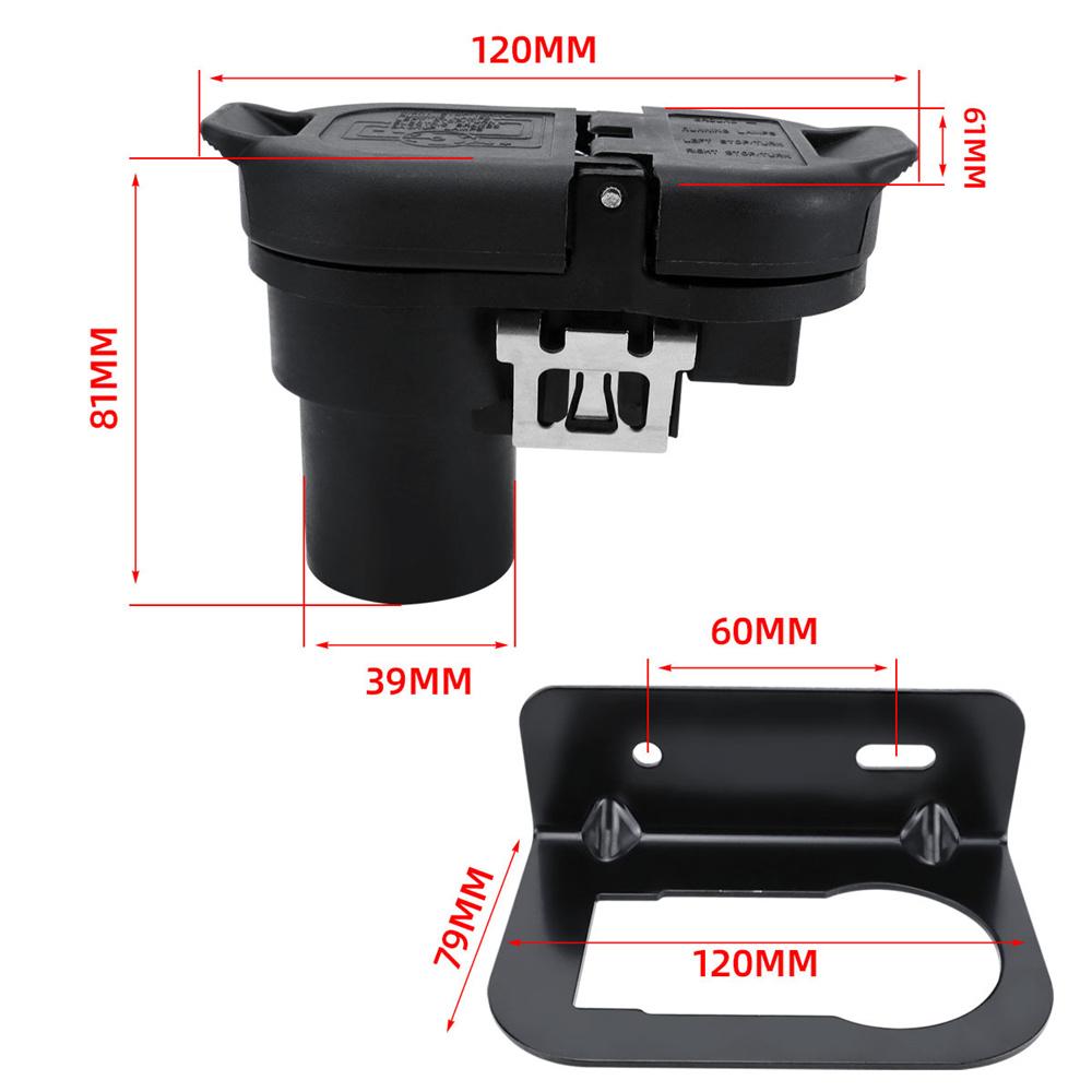 1 Set Rear Bumper Trailer Tow Harness Kit 9L3Z-15A416-A For Ford F-150 2009-2014