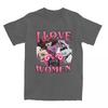 Hazbins Hotels I Love Women Men's T Shirt Awesome Tee Shirt Short Sleeve Crew Neck T-Shirts 100% Cotton Gift Idea Clothes