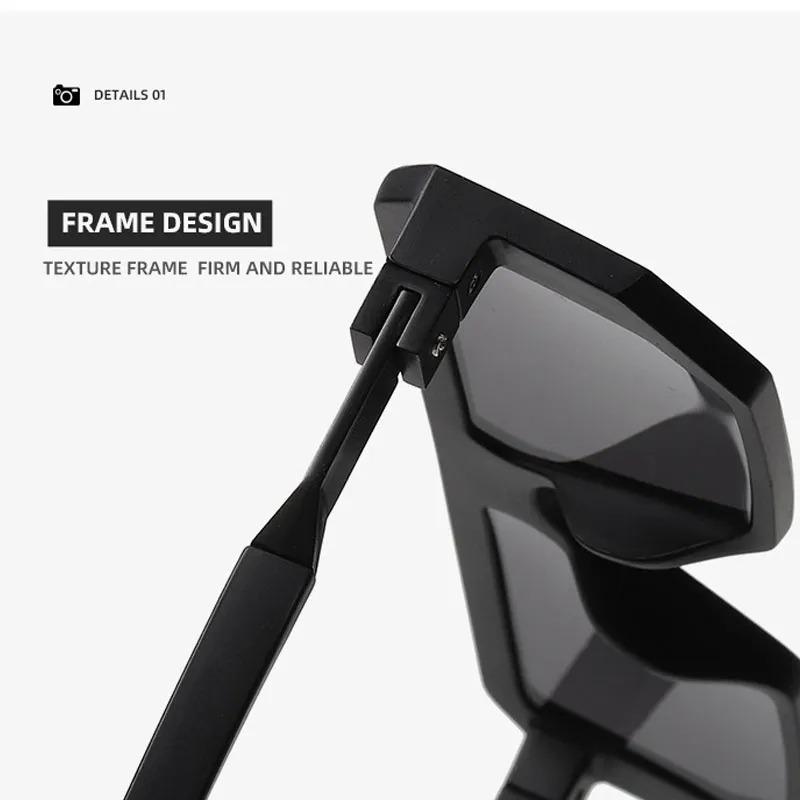 Fashion Retro Square Sunglasses Men Women Outdoor Sport Party Gathering Sunscreen Sunshade Glasses Non-polarized