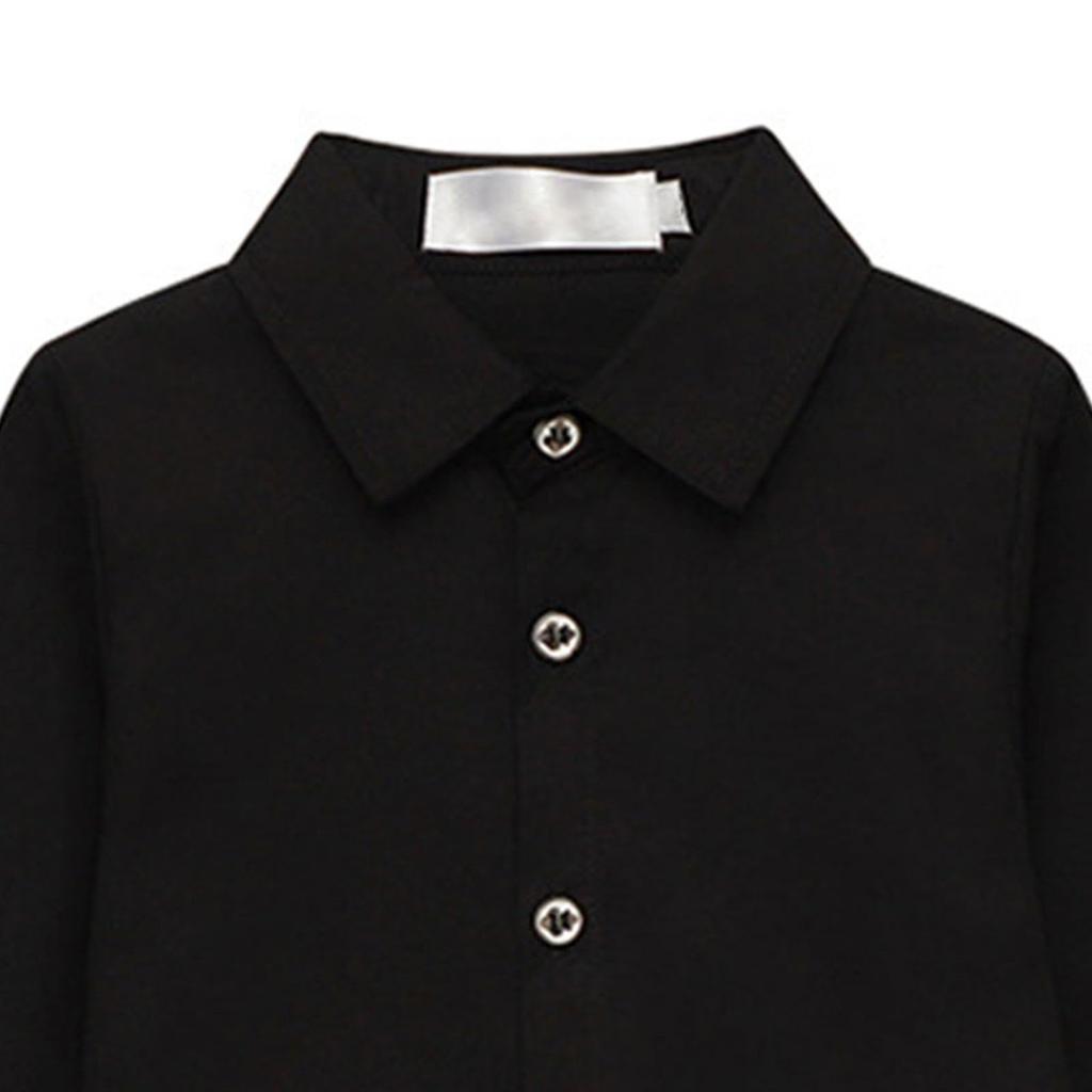 Boys Cotton Regular Fit Tops Shirts Button Down With Cuffs & Shirttail Hem Long Sleeve