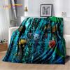 Coperta Bambino Carina The Octonauts Barnacles, Morbida Coperta Plaid per Casa Camera da Letto Letto Divano Picnic Viaggio Ufficio Coperta