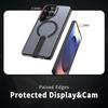 For Samsung Galaxy S26 Ultra Magnetic Case Kickstand Grid Texture TPU PC Phone Back Cover