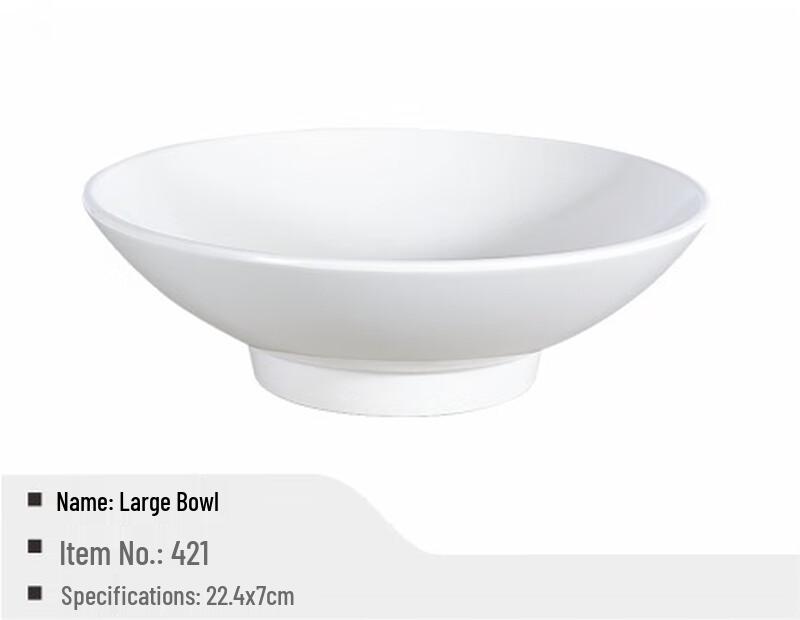 Wuhe Melamine Commercial Noodle Soup Bowl