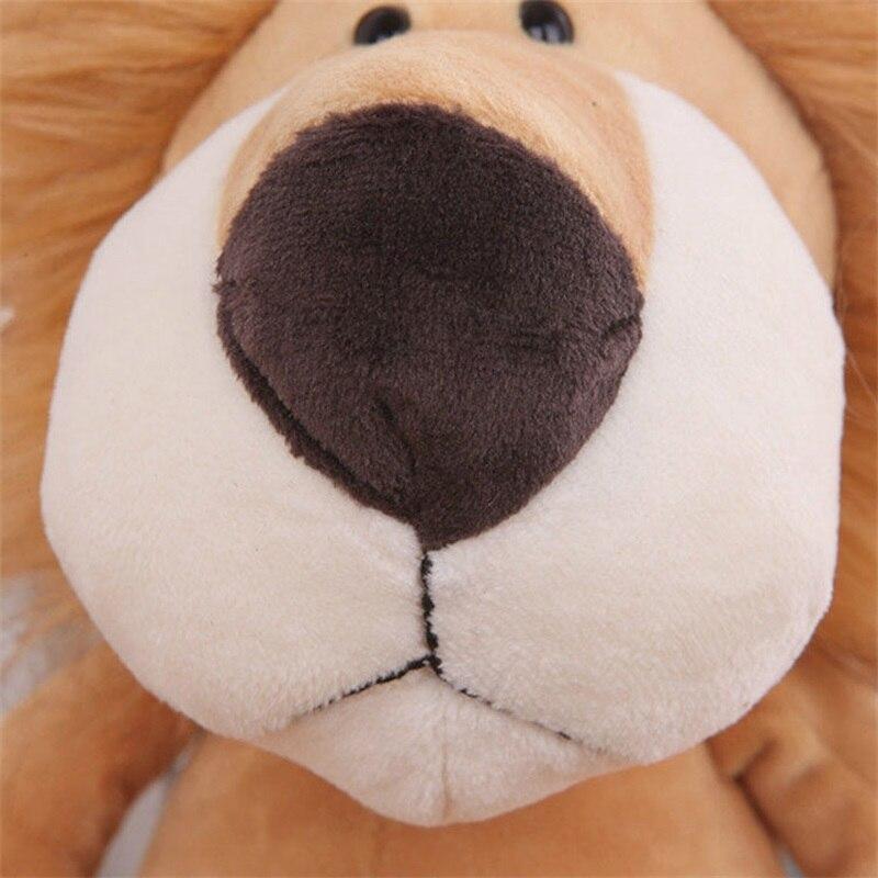 25cm śliczny las pluszowa zabawka śpiący Mate dżungla wypchany lew tygrys słoń pies żyrafa szop małpa Kawaii Doll