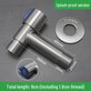TLXT Stainless Steel Washing Machine Faucet with Anti-Splash Nozzle