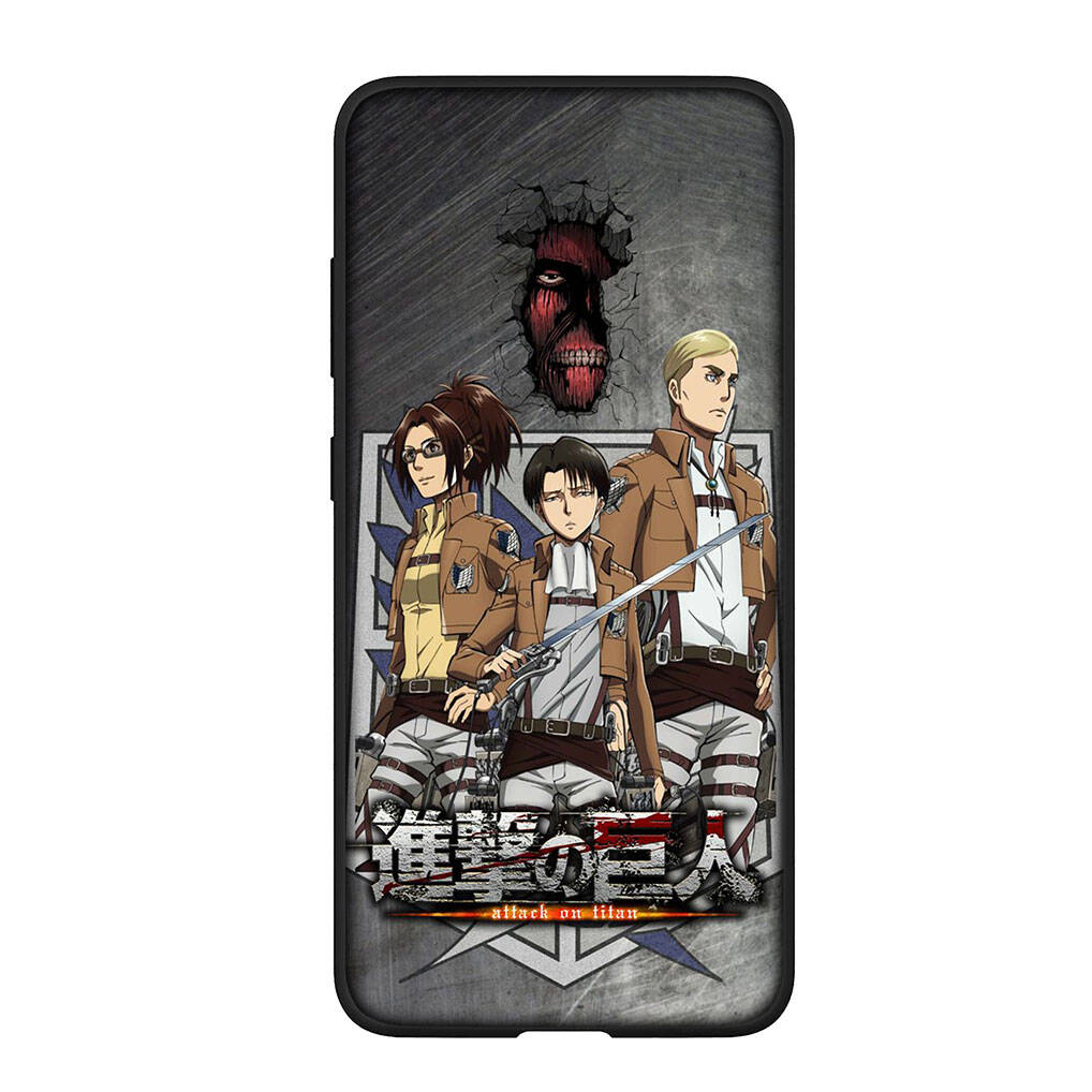 

for Motorola Moto Edge 70 60 50 G54 G86 Samsung Galaxy S25 iPhone 17 16 15 Xiaomi Redmi Note 14 13 Pro Max Phone Case Attack on Titan Eren Jaeger Levi for Xiaomi Poco F6 Pro стеля кольору