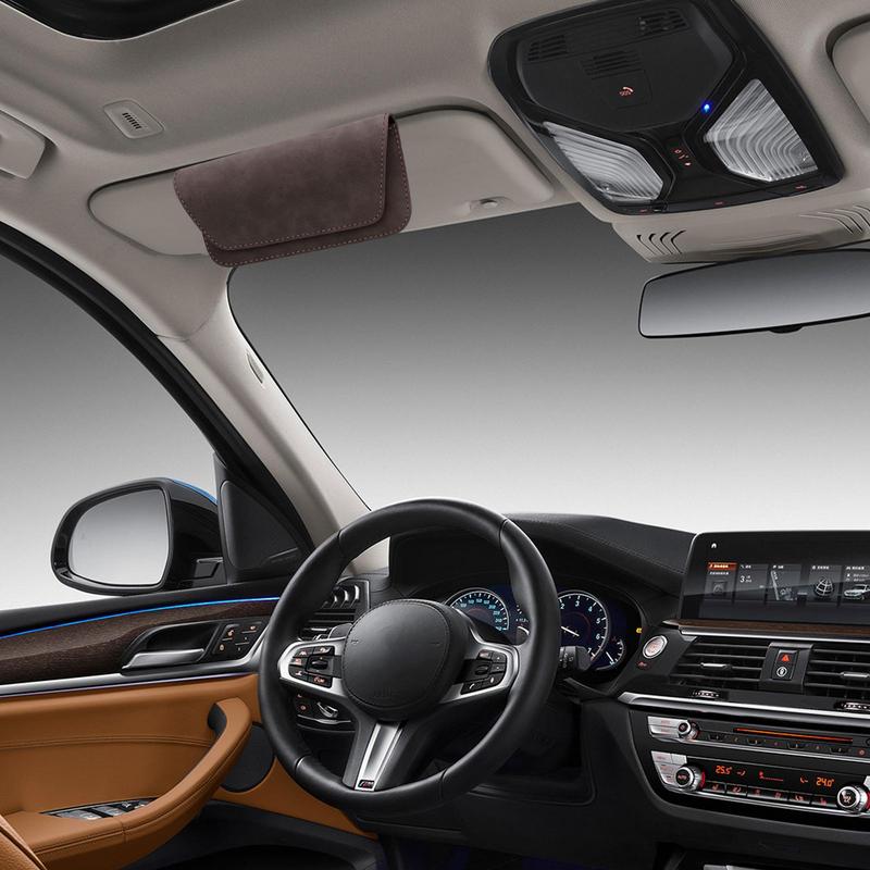 Car Glasses Case Sunglasses Storage Box 3 Colors Auto Interior Accessories Glasses Holder Sun Visors Automobiles 39mm Thickness