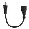 1 Fuß Nema 5?15P zu 5?20R Stromkabel 16AWG Schwerlast 15A Haushaltsstecker auf 20A T-Klingen-Adapter