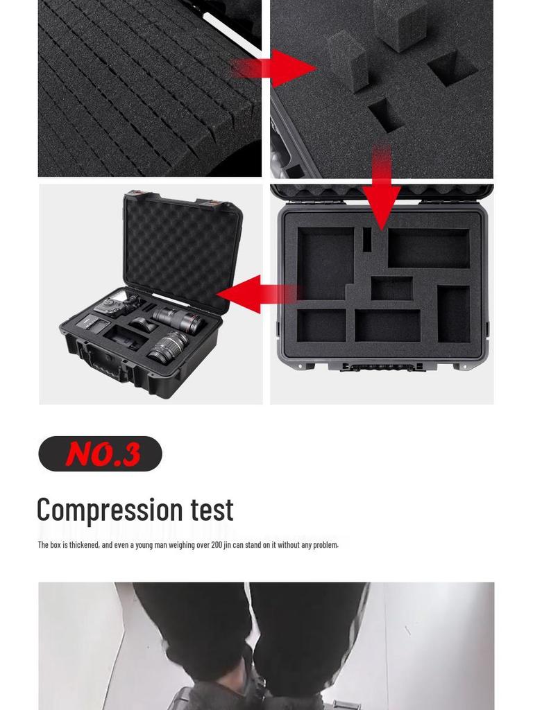 Waterproof Thickened Handheld Tool and Instrument Protection Box, Small Plastic Packaging Box