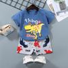 2-piece Children's Casual Short-sleeve Sportswear Summer New Loose Top Set