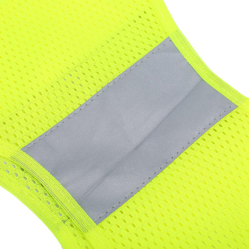Adjustable High Visibility Reflective Safety Vest Night Running Cycling Security Clothing L