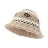 Warm Jacquard Knitted Hat Wool Jacquard Pattern Beanies Cute Knitted Fisherman Hat  Winter