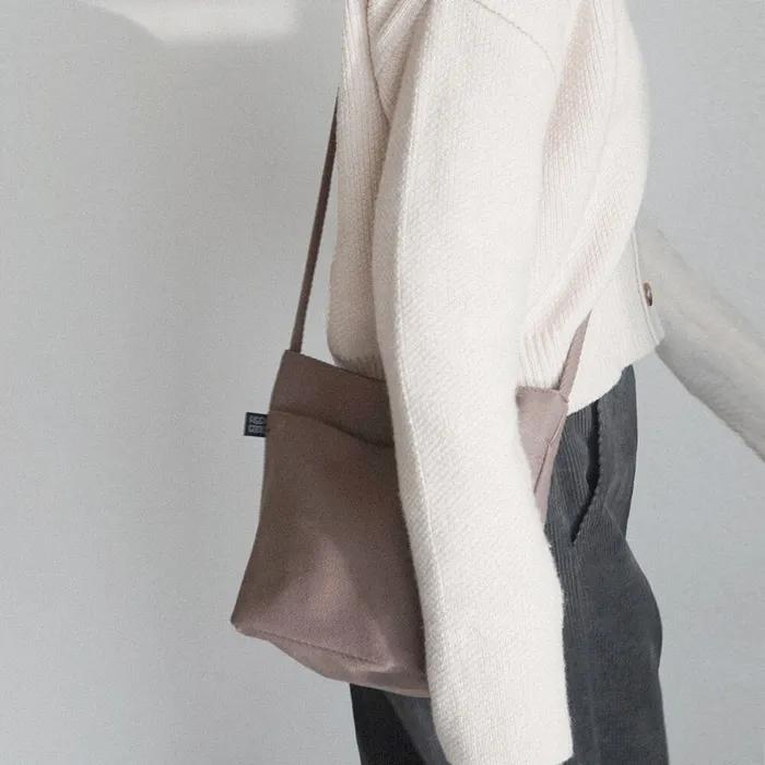 Mini Bucket Bag - Heavy Twill (ash Brown)