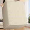 Extra Large Fabric Storage Bin for Blankets Bed Linens Clothes and Underwear Portable and Lightweight with Zippers and Handles Easy To Carry