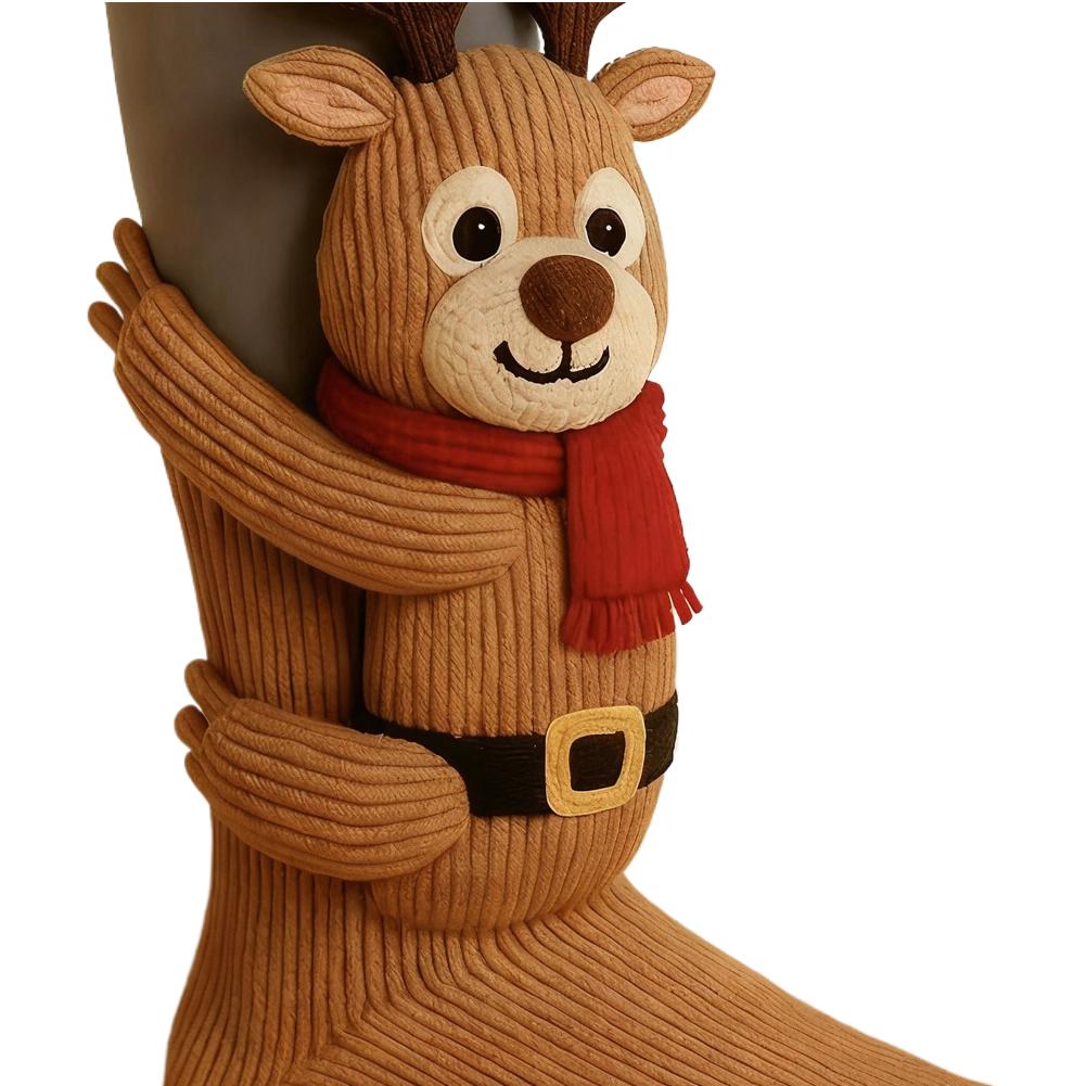 

Cute Cartoon Animal Knitted Warm Indoor Socks Soft Comfortable Home Stocking Suitable Gifts For Friends And Family 39-42