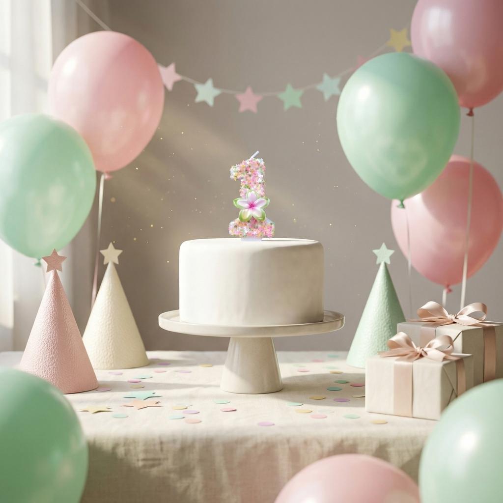 Creative Cartoon Themed Birthday Number Candles Set Party Decoration Cake Topper Fun Design for Celebrations and Events