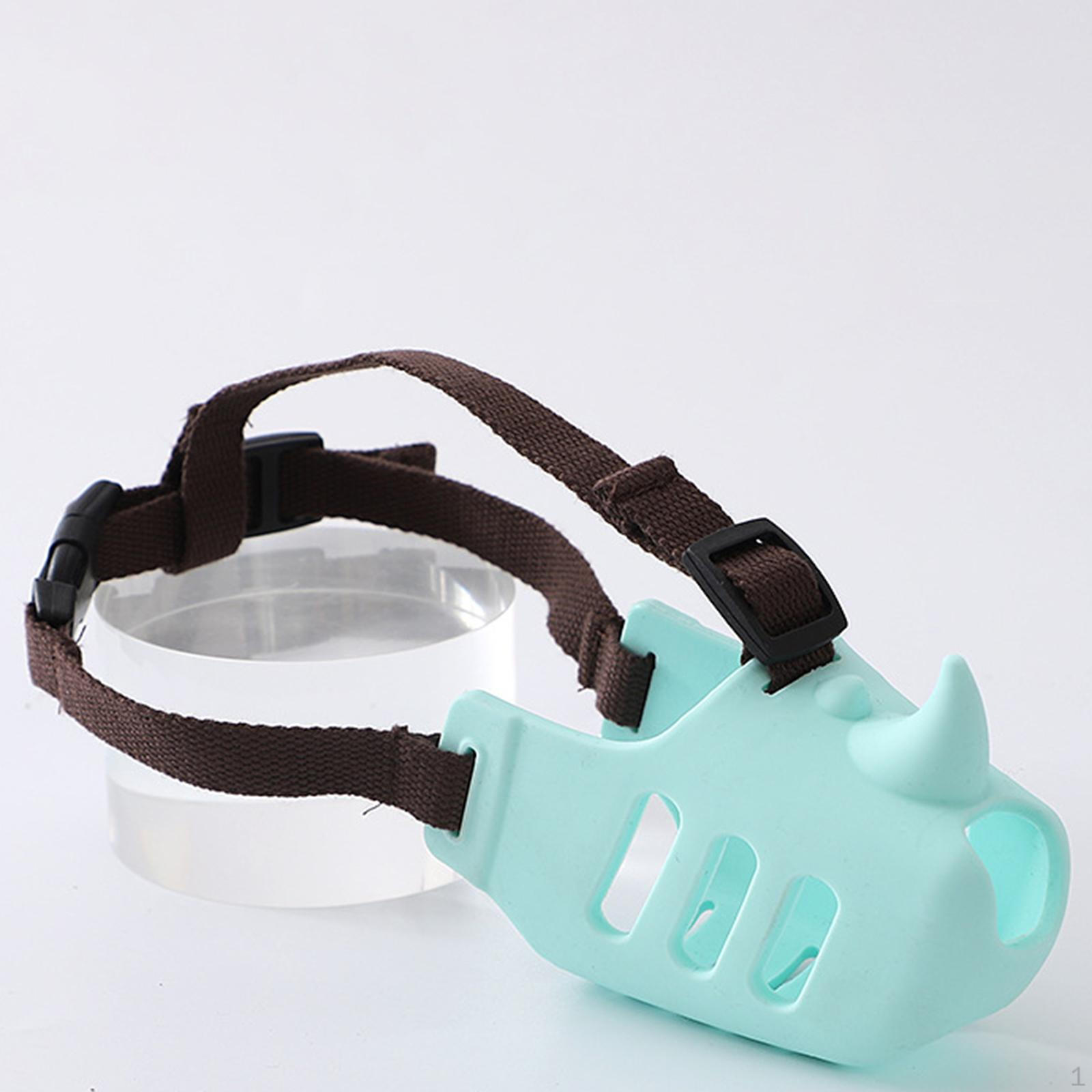 

Dog Basket Muzzle Mouth Cover Guard Pet for Grooming Walking Outdoor синий