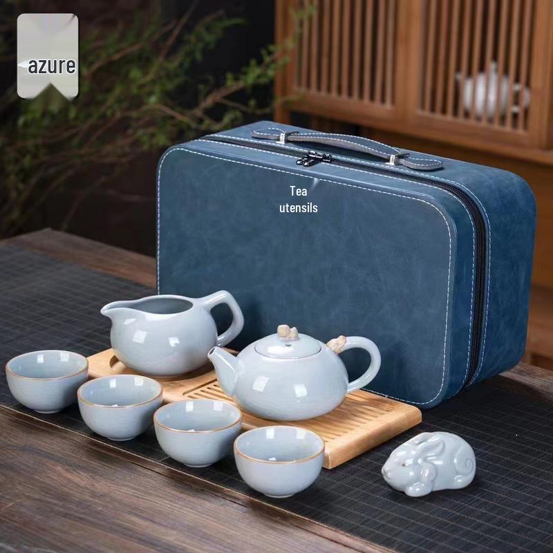 Weiyi Ru Kiln Ceramic Tea Set