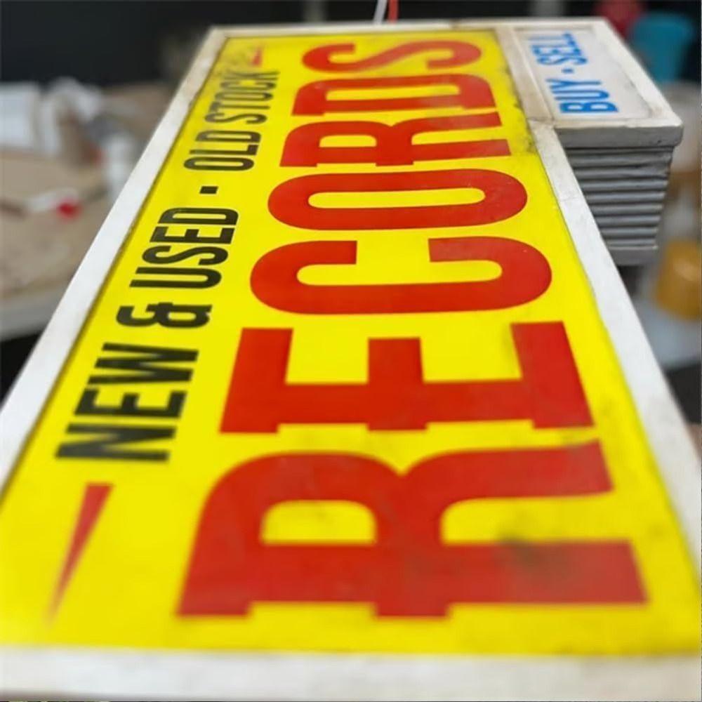 3D Miniature Record Store Retro Wall Light Retro Record Player Wall Light  Record Collector Gift