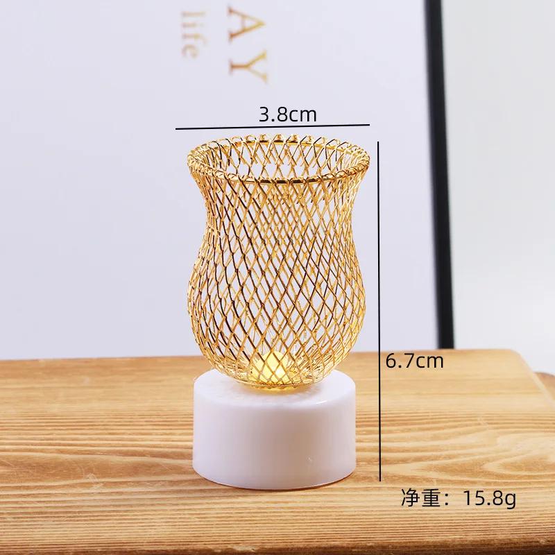 LED Candle Light Desktop Ambience Decoration Electronic Flameless Candles Light Home Bedroom Decoration