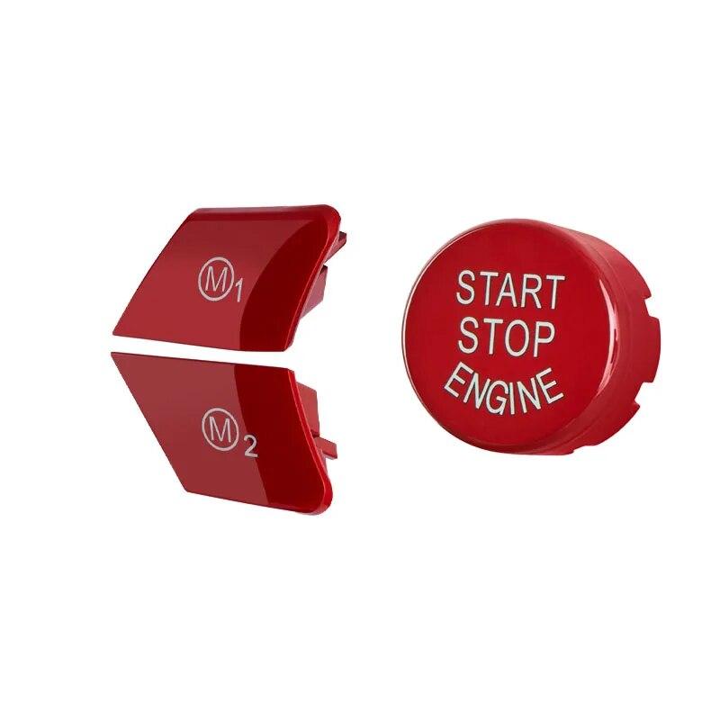 

Рулевое колесо автомобиля M1 M2 Кнопка режима и кнопка запуска двигателя для BMW M3 M4 M5 M6 X5M X6M F10 F15 F16 F30 F34 F36 M Sport 3 pcs red