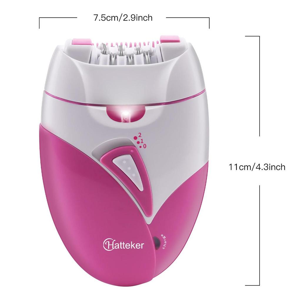 Hatteker Damen Satinelle Advanced Epilierer Elektrische Haarentfernung Nass & Trocken Anwendung