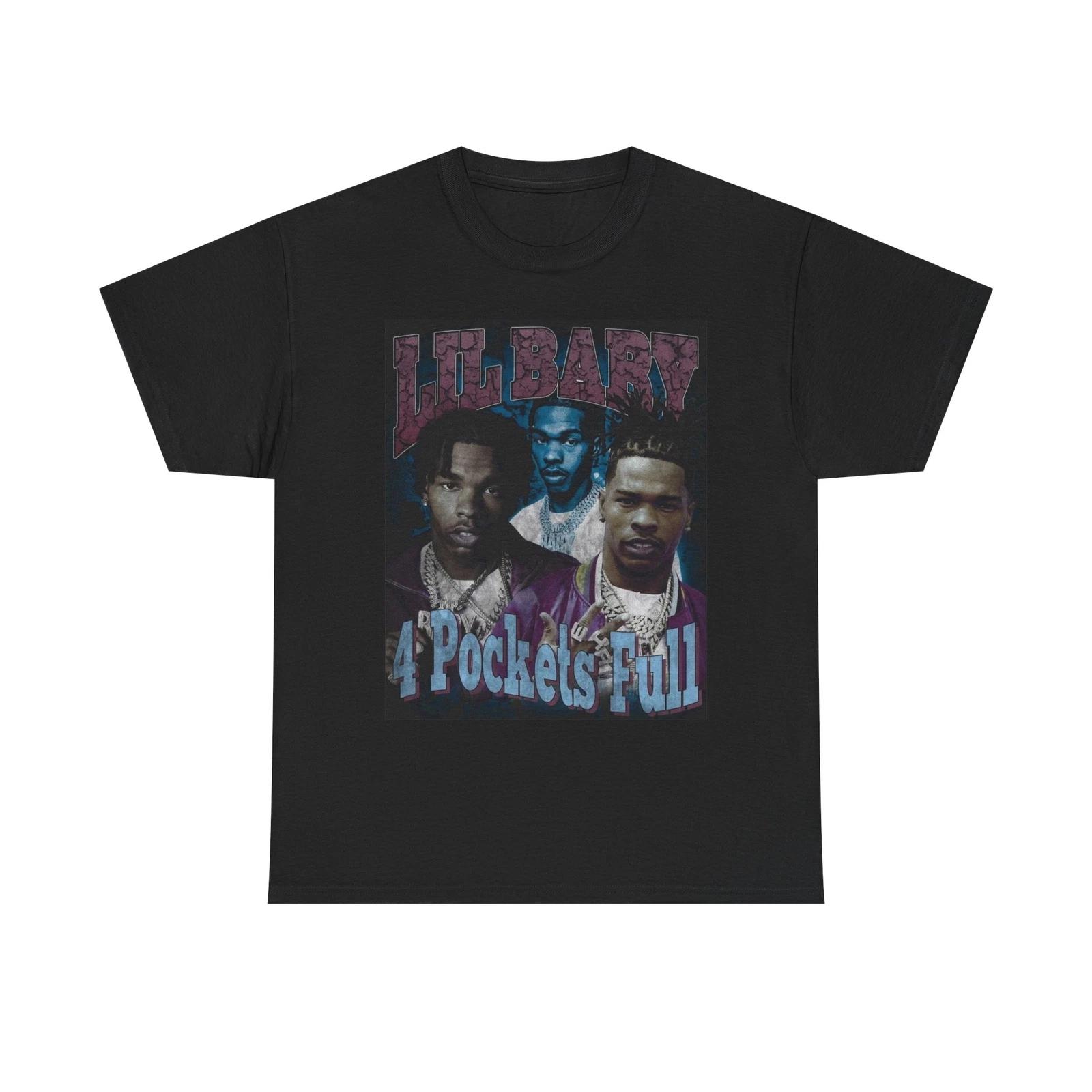 Men s and Women s T-shirts Lil Baby 4pl Graphic XXL