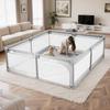 Cercadinho para Bebê, Cercadinho Grande para Crianças Pequenas 2000 x 1490mm, Parque Infantil com Cercado para Bebê Interno/Externo com 50 Bolas Oceânicas, Porta com Zíper e Malha Respirável, Sem Frestas