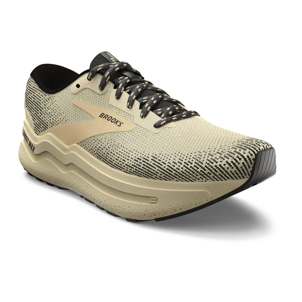 Brooks Ghost Max II Running BRM Size cm Men's Shoes, 4313/4314, Beige, 26.0 (D)