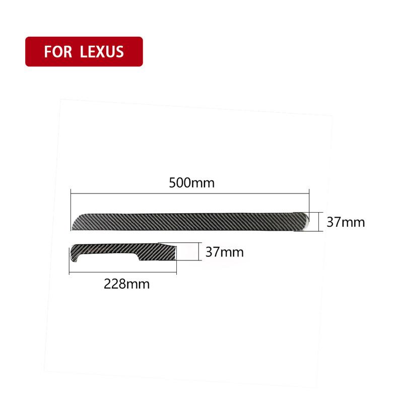 Fits for VW Golf 6 2008-2012 Gti R MK6 Scirocco 2009-2016 Car Accessories Carbon Fiber Center Console Trim Strip Car Sticker 3D