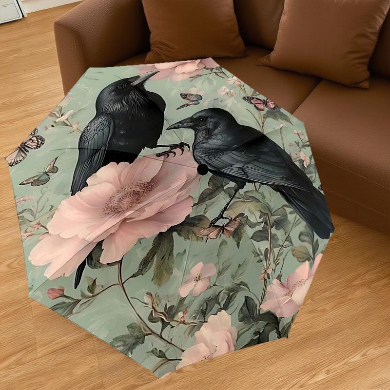 1 Stück Krähenblumen-Schirm - 8 Speichen verstärkt, Automatisches Öffnen, Leicht & Langlebig, Modeaccessoire für Draußen - D381