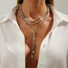 Women's Street Style Sequin Tassel Necklace