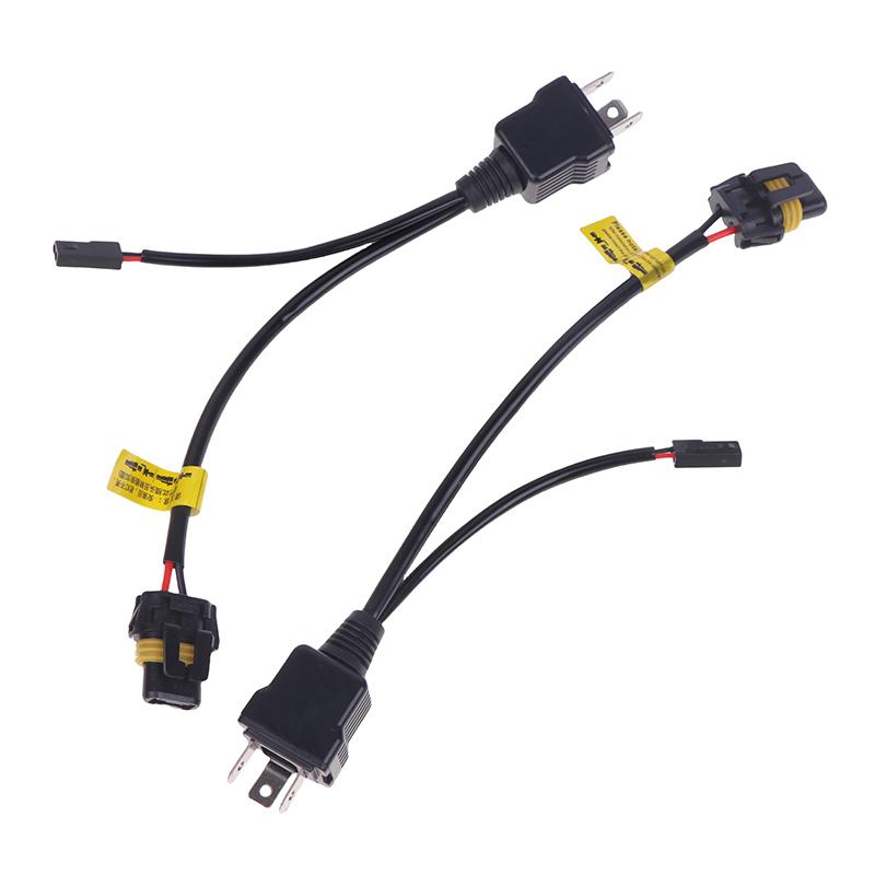 2pcs H4 LED Relay Harness Bi Xenon Cable WireHarness For Bi-Xenon HID Bulbs Wiring Controller Play And Plug Bi-led Projector Len