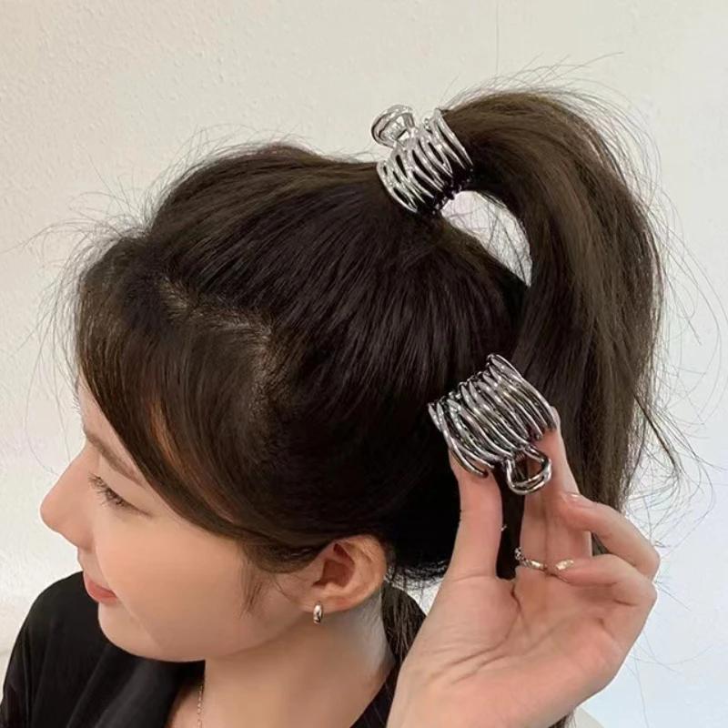 Hoher Pferdeschwanz Haarspange für Damen Mode Metall Haar-Klammer Clips Mädchen Fixier-Haarnadel Hochzeitshaarschmuck Kopfschmuck Schmuck