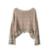 Women's Fashion Long Sleeve Christmas Snowman Snowflake Print Jacket Cardigan