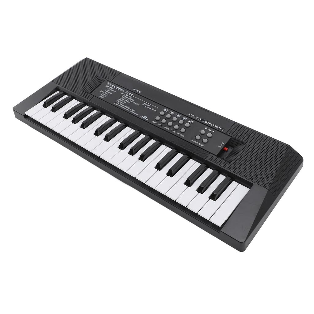 Kids Piano Keyboard 37 Keys Portable Electronic Keyboard Early Educational Music Learning Toy with Microphone for 3 To