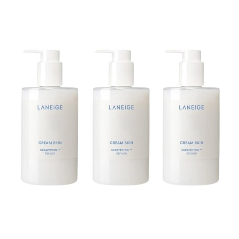 LANEIGE Cream Skin Refiner 320ml - Korean Hydrating Toner & Moisturizer, Deep Hydration for Dry Skin, Best for Sensitive Skin
