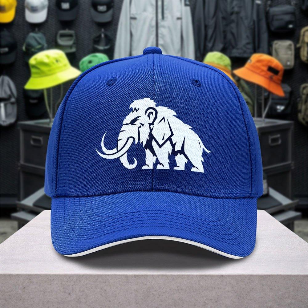 pc pcs Mammoth Print Duckbill Cap Adjustable Unisex Baseball Hat Suitable for Sports Outdoor Casual Wear Lightweight Mam