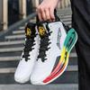 New breathable basketball shoes high top actual combat student male shoes sports professional shock absorption sports shoes