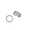 French Vintage Freshwater Pearl Open Ring: Korean Style, Versatile & Chic for Women