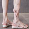 Rhinestones Open Toe With Medium Heels Sandals for Women The Best On Sale Anti Slip Hot Comfortable and Elegant Chic Woman Shoes