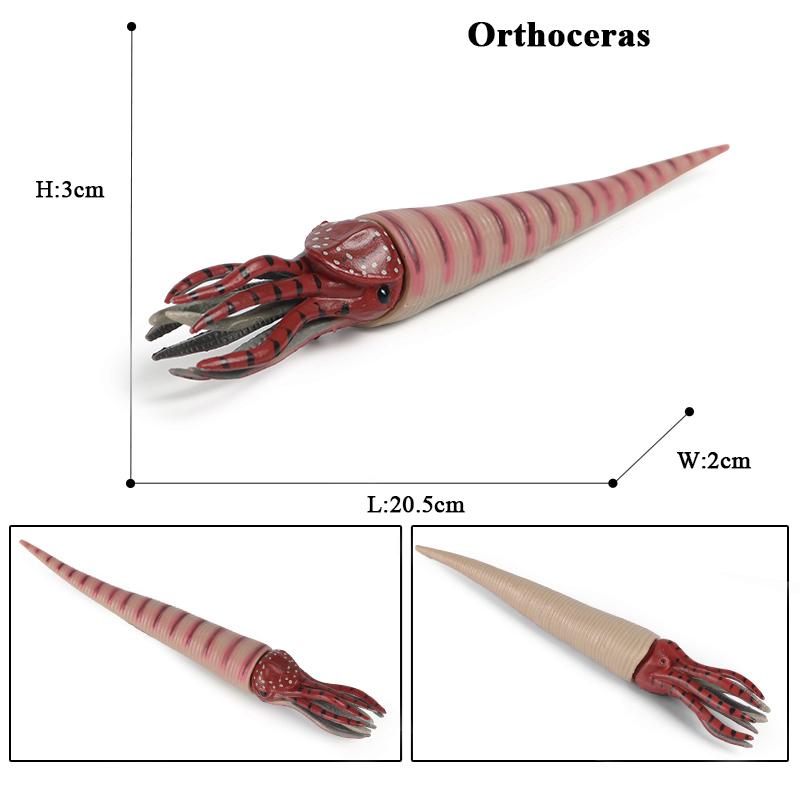 Oenux Ocean Animals Model Coral Jellyfish Ammonite Anemone Sea Scorpion Action Figures Mini Home Decoration Kids Education Toy