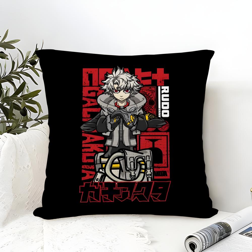 Dark Fantasy Comic G-Gachiakuta 1 Pillow Case Linen Pillow Case Sofa Home Decor Cushion Cover Cushion Cove