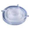 Stretchable Silicone Refrigerator Lid Set - Keeps Freshness, Seals Bowls, Prevents Flavor Transfer for Fruits & Vegetables